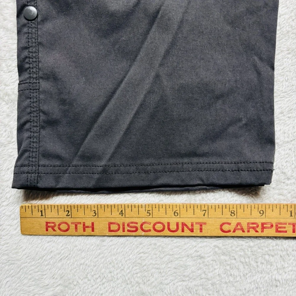 Prana Zion Pants Men's 38x30 Stretch Relaxed Fit Belted Cargo Grey‎ Straight Fit
